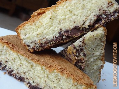 Фото рецепта: Пирог с шоколадом