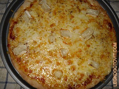 Фото рецепта: Пицца четыре сыра