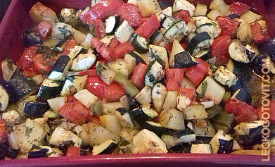 Фото рецепта: Запеченные прованские овощи