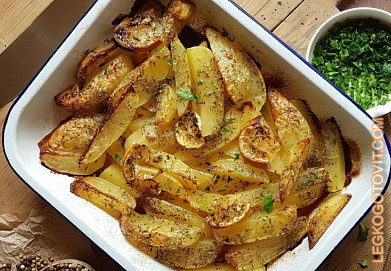 Фото рецепта: Картофельные дольки