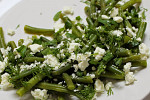 Фото рецепта: Салат из зеленой фасоли с фетой