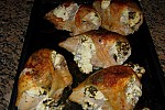 Фото рецепта: Куриные бедрышки с брынзой