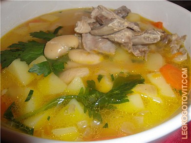 Фото рецепта: Фасолевый суп
