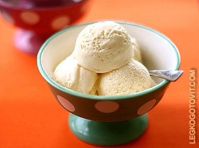 Фото рецепта: Ванильное мороженое