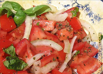 Фото рецепта: Сицилийский салат из помидоров