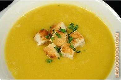 Фото рецепта: Чесночно-картофельный молочный суп