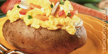 Фото рецепта: Картофель фаршированный