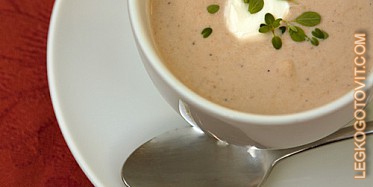 Фото рецепта: Суп из шампиньонов по-голландски