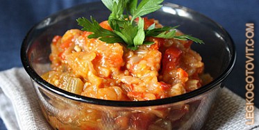 Фото рецепта: Икра баклажанная по-одесски